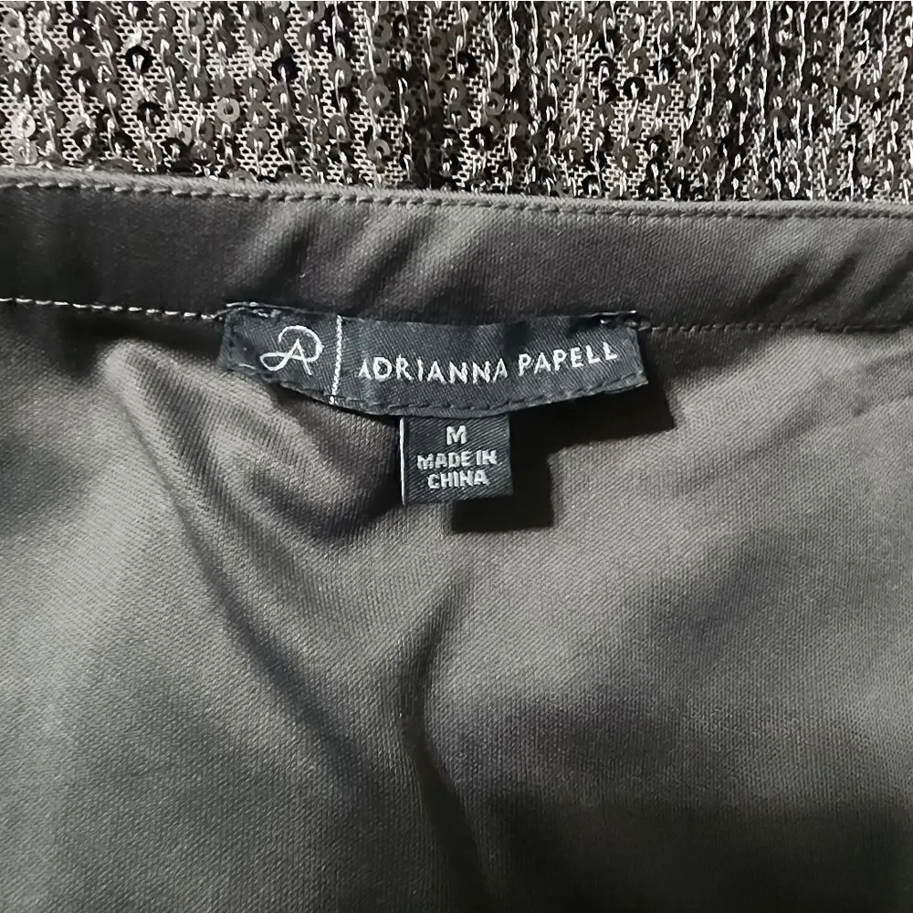 Adrianna Papell Sequin Pull On Pencil Skirt  Size M NWOT - Picture 5 of 5